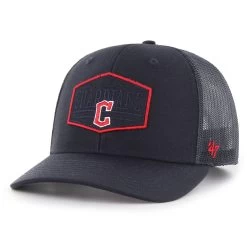 Men's Cleveland Guardians '47 Navy Ridgeline Tonal Patch Trucker Adjustable Hat