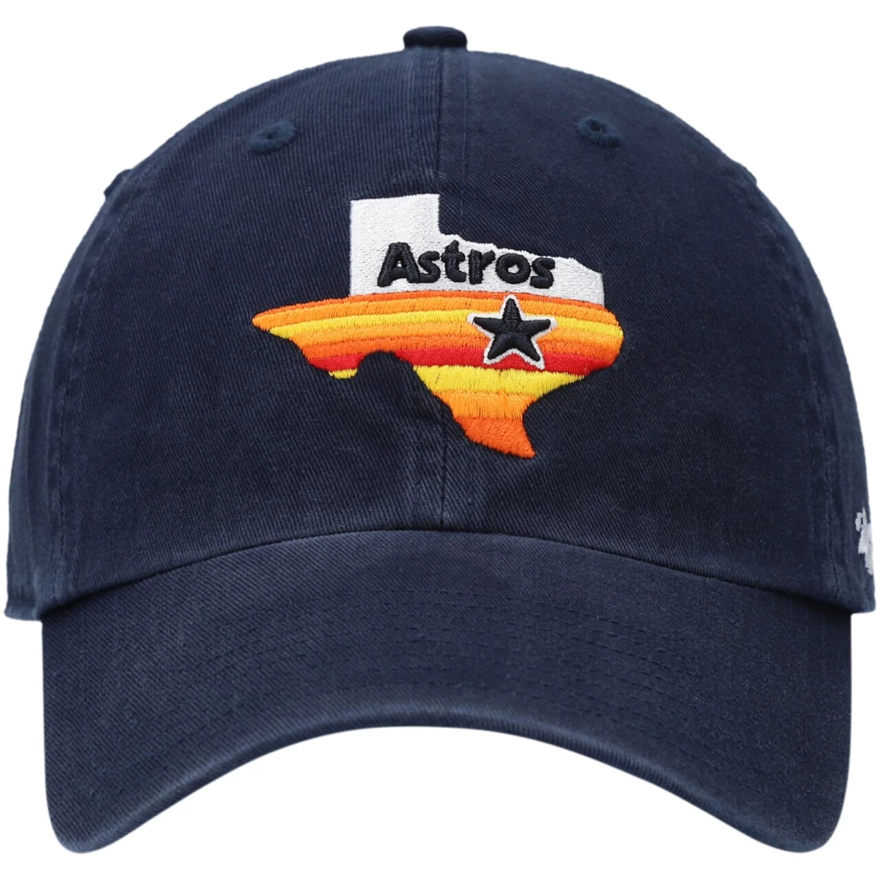 Men's Houston Astros '47 Navy 1984 Logo Cooperstown Collection Clean Up Adjustable Hat - Image 2