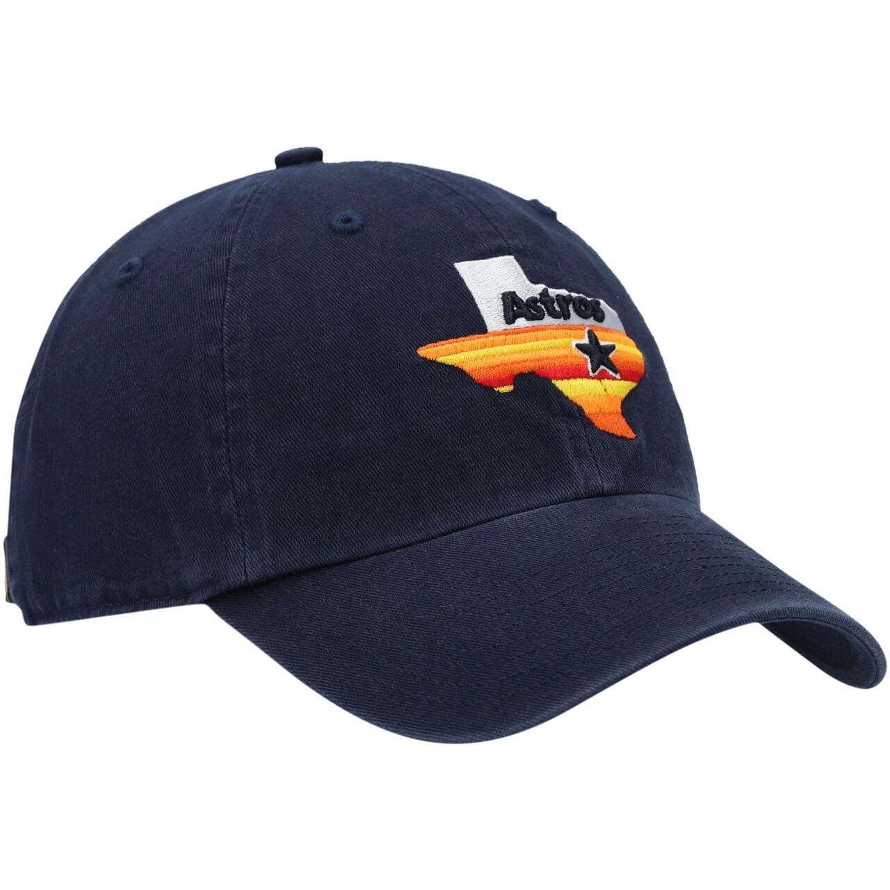 Men's Houston Astros '47 Navy 1984 Logo Cooperstown Collection Clean Up Adjustable Hat - Image 3