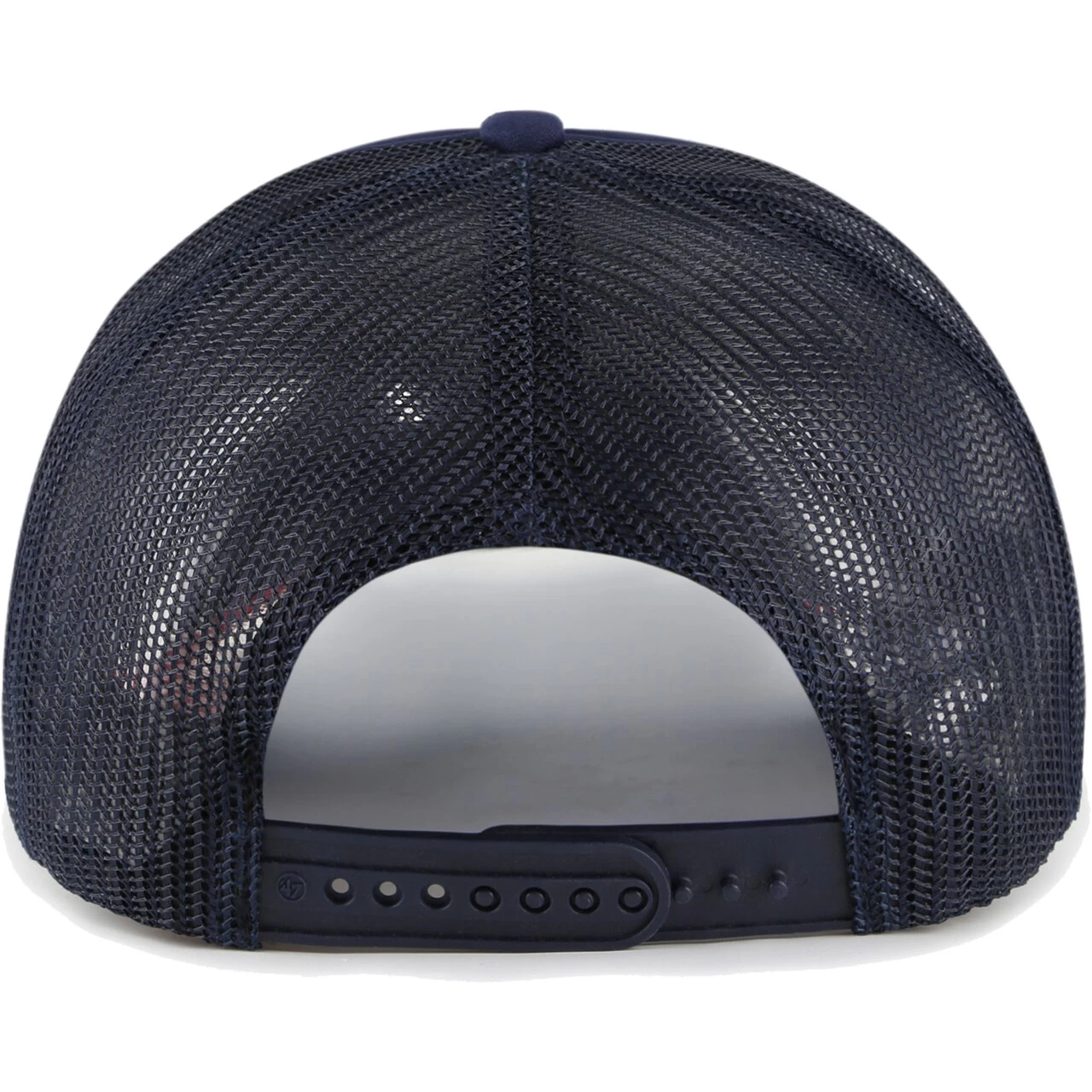 Men's Tampa Bay Rays '47 Navy Backhaul Foam Trucker Snapback Hat - Image 3