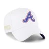 Men's Atlanta Braves '47 White 2023 City Connect MVP Adjustable Hat