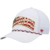 Men's Cleveland Guardians '47 White Flag Flutter Hitch Snapback Hat