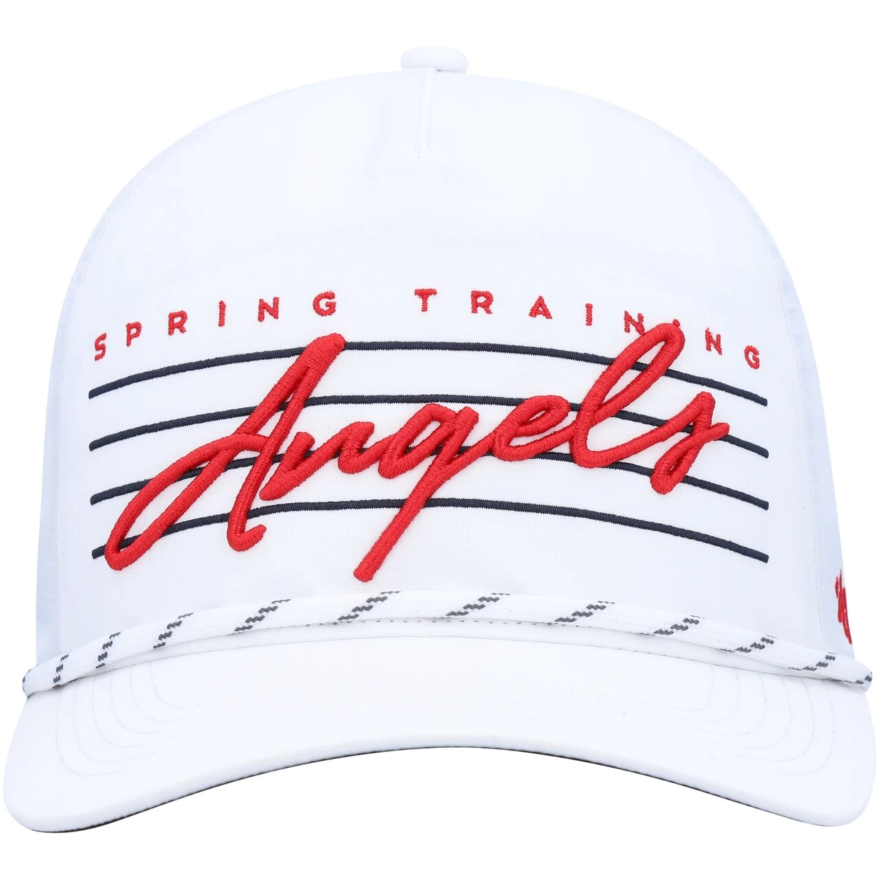 Men's Los Angeles Angels '47 White Downburst Hitch Snapback Hat - Image 2