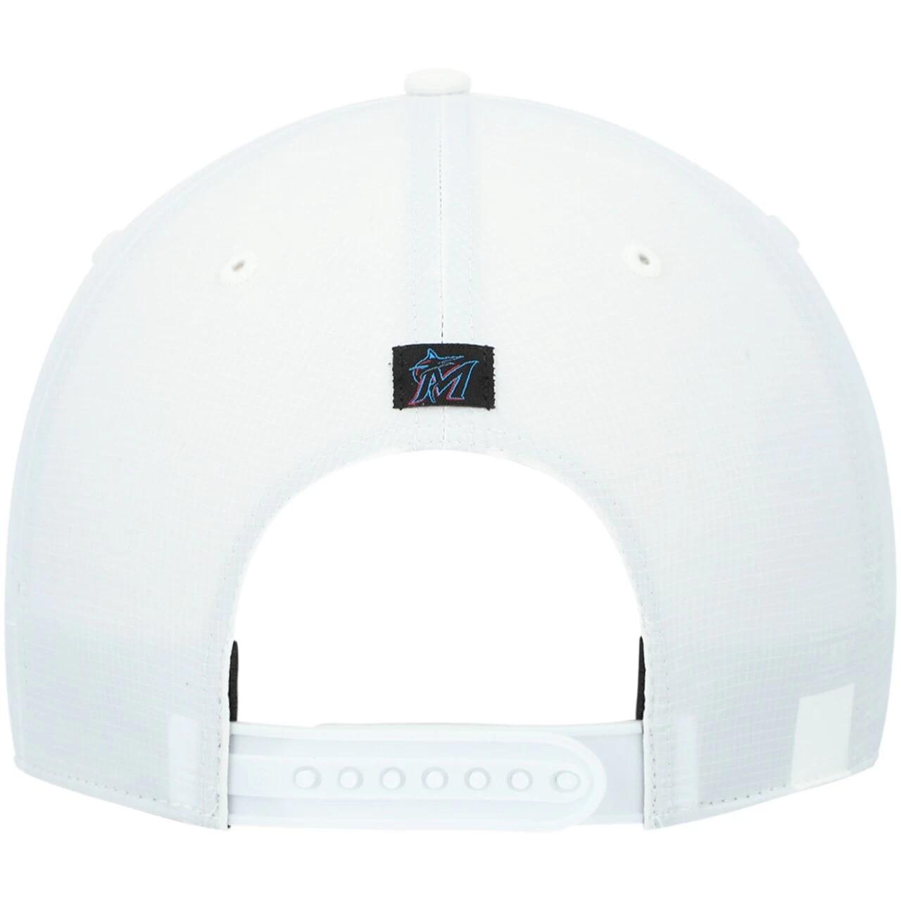 Men's Miami Marlins '47 White Flag Flutter Hitch Snapback Hat - Image 4