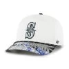 Men's Seattle Mariners '47 White Dark Tropic Hitch Snapback Hat