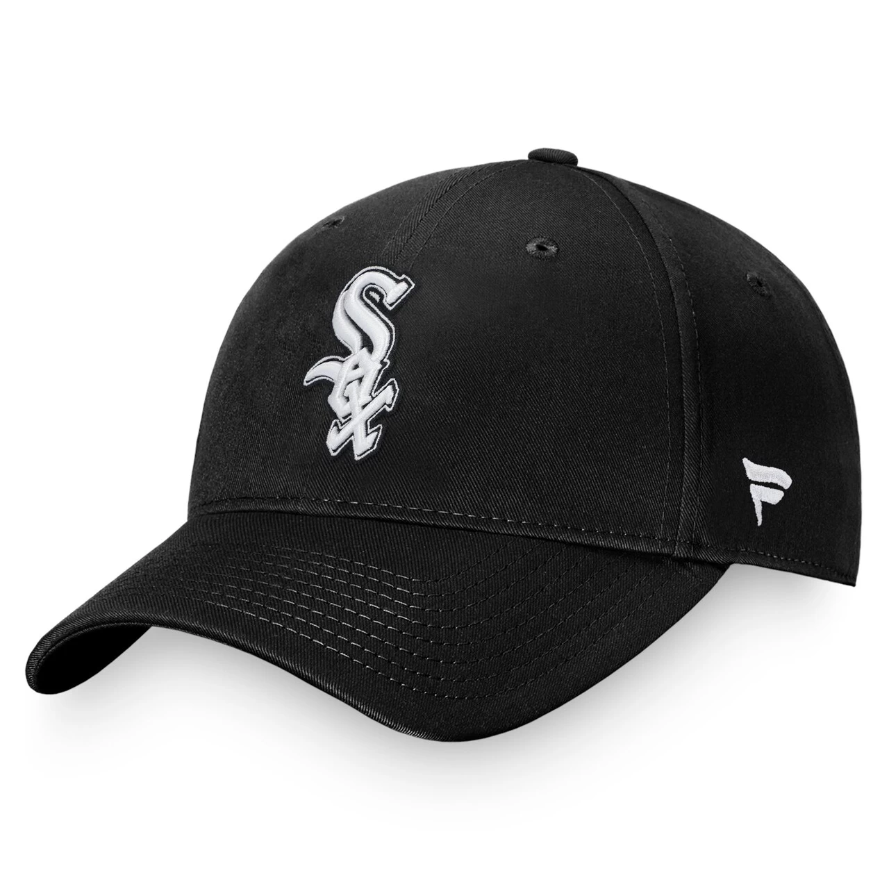 Men's Chicago White Sox Fanatics Branded Black Core Adjustable Hat