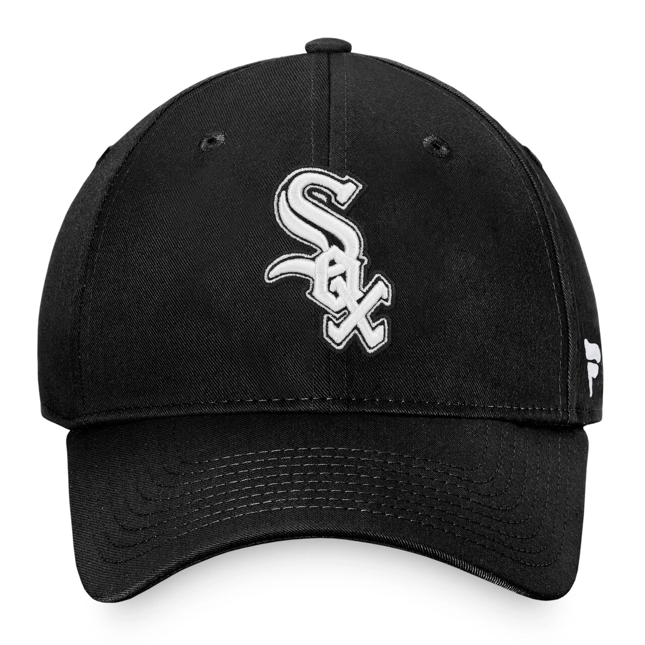 Men's Chicago White Sox Fanatics Branded Black Core Adjustable Hat - Image 2