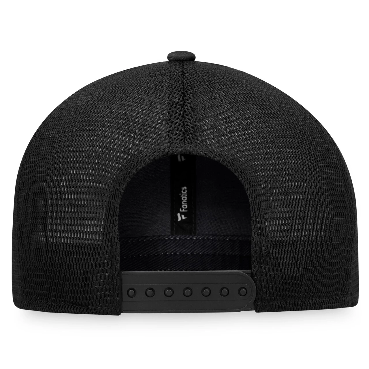 Men's Miami Marlins Fanatics Branded Black Blackout Trucker Snapback Hat - Image 4