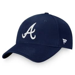 Men's Atlanta Braves Fanatics Branded Navy Core Adjustable Hat