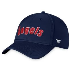Men's California Angels Fanatics Branded Navy Cooperstown Core Flex Hat
