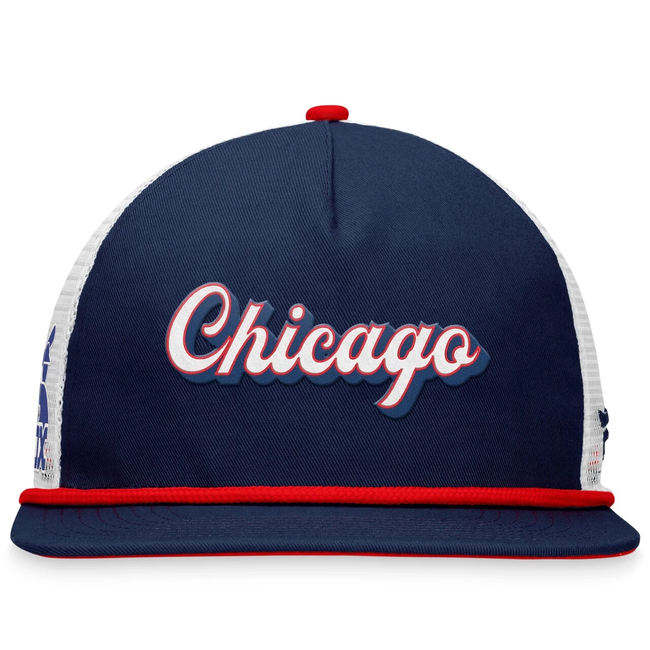 Men's Chicago White Sox Fanatics Branded Navy Heritage Golfer Snapback Hat - Image 2