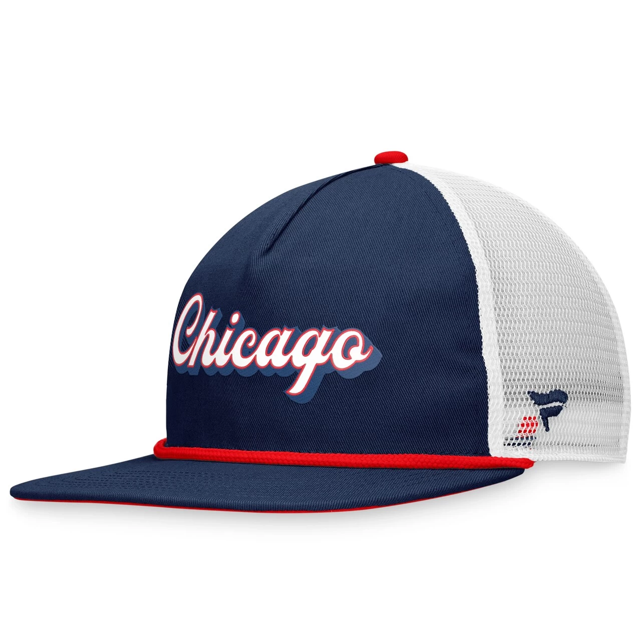 Men's Chicago White Sox Fanatics Branded Navy Heritage Golfer Snapback Hat - Image 3