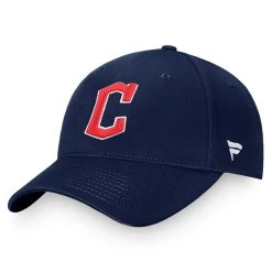 Men's Cleveland Guardians Fanatics Branded Navy Core Adjustable Hat