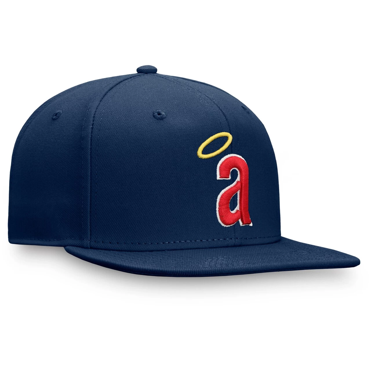 Men's Los Angeles Angels Fanatics Branded Navy Cooperstown Collection Core Snapback Hat - Image 3
