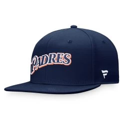 Men's San Diego Padres Fanatics Branded Navy Cooperstown Collection Fitted Hat