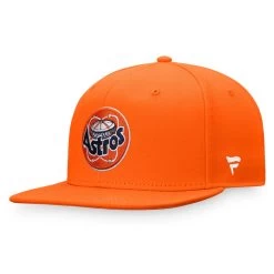 Men's Houston Astros Fanatics Branded Orange Cooperstown Collection Core Snapback Hat