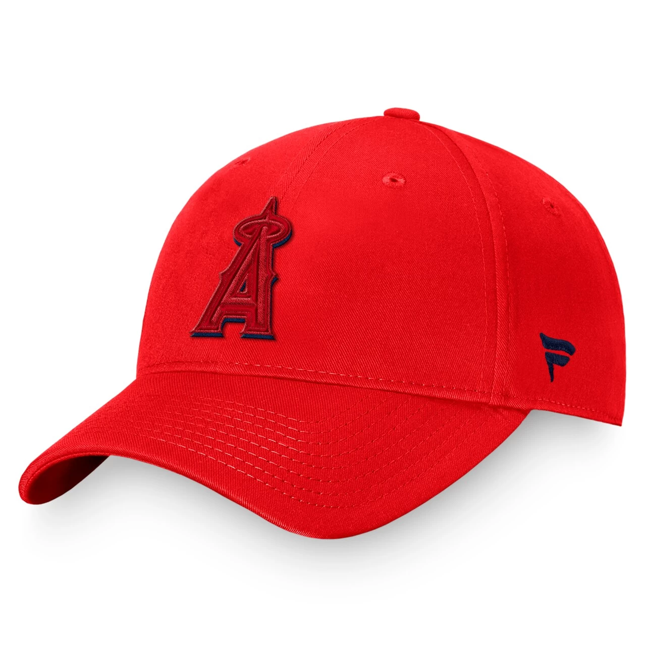 Men's Los Angeles Angels Fanatics Branded Red Fundamental Shadow Snapback Hat