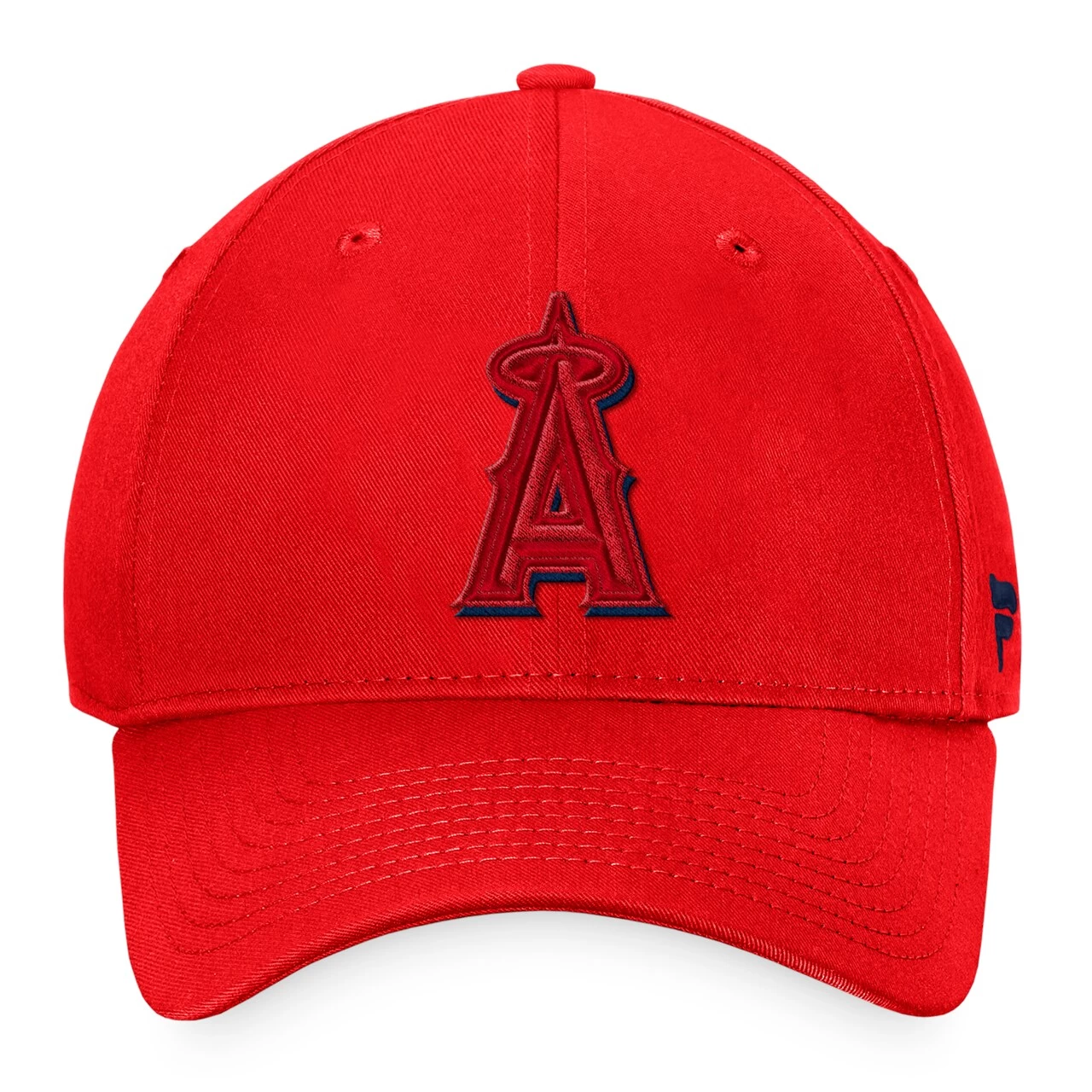 Men's Los Angeles Angels Fanatics Branded Red Fundamental Shadow Snapback Hat - Image 2