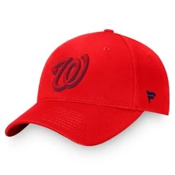 Men's Washington Nationals Fanatics Branded Red Fundamental Shadow Snapback Hat