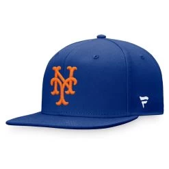 Men's New York Mets Fanatics Branded Royal Cooperstown Collection Core Snapback Hat