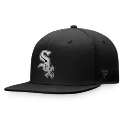Men's Chicago White Sox Majestic Black Color Fade Snapback Hat
