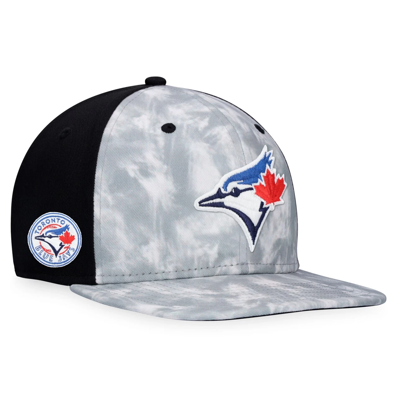 Men's Toronto Blue Jays Majestic Gray Smoke Dye Snapback Hat - Image 3