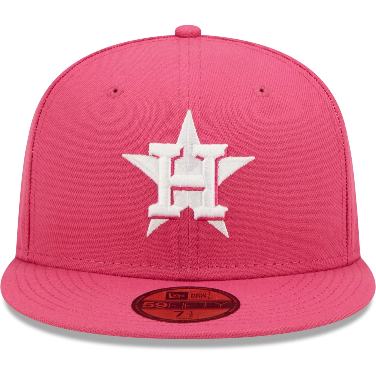Men's Houston Astros New Era Beetroot Logo 59FIFTY Fitted Hat - Image 2