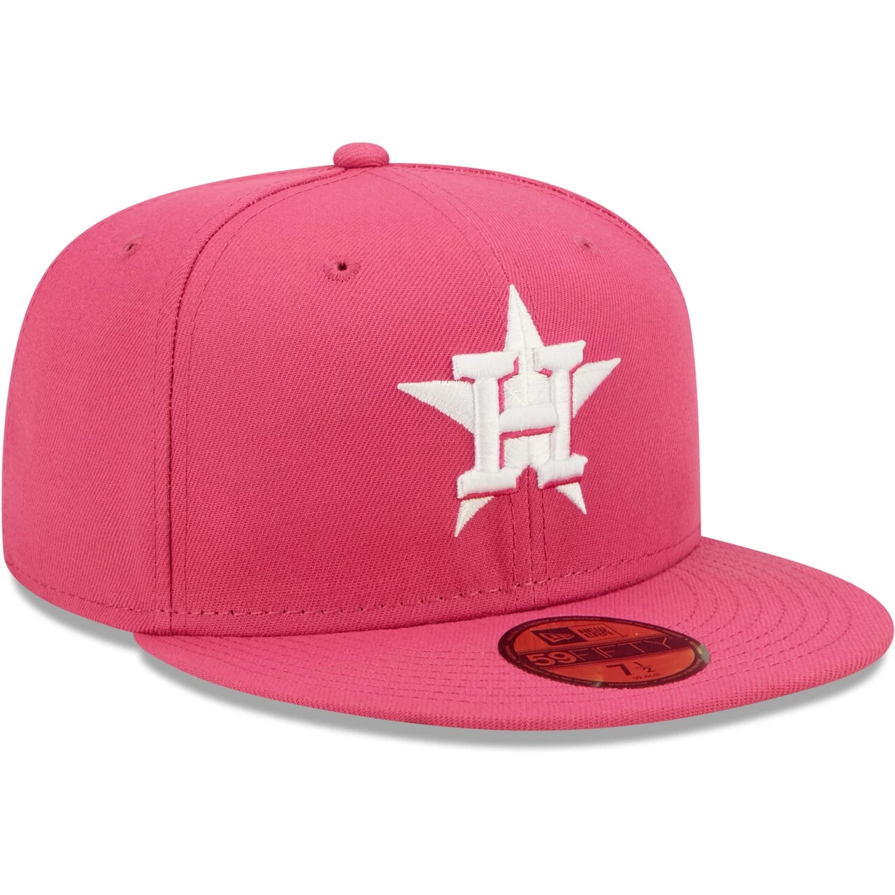 Men's Houston Astros New Era Beetroot Logo 59FIFTY Fitted Hat - Image 3
