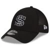 Men's Chicago White Sox New Era Black 2023 Batting Practice 39THIRTY Flex Hat