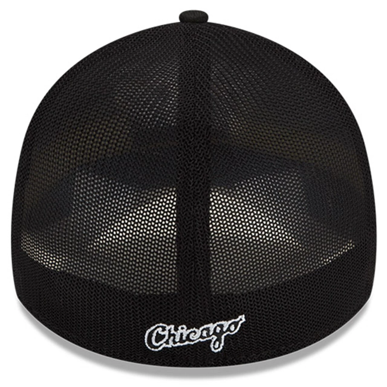 Men's Chicago White Sox New Era Black 2023 Batting Practice 39THIRTY Flex Hat - Image 4