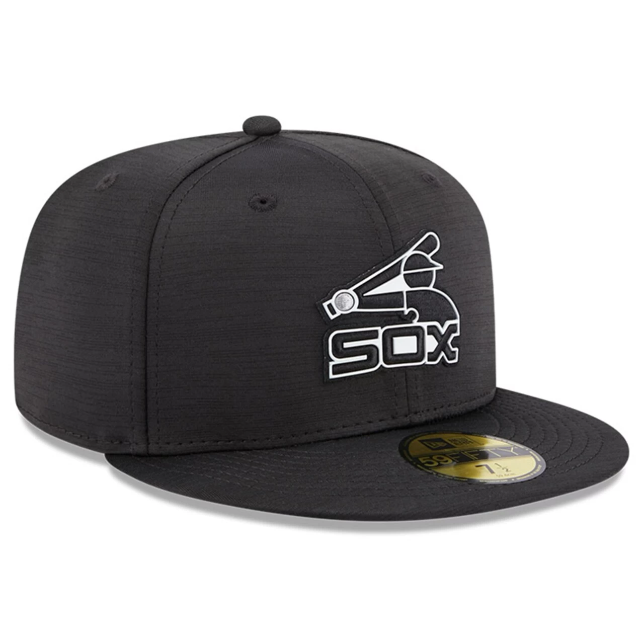 Men's Chicago White Sox New Era Black 2023 Clubhouse 59FIFTY Fitted Hat - Image 3