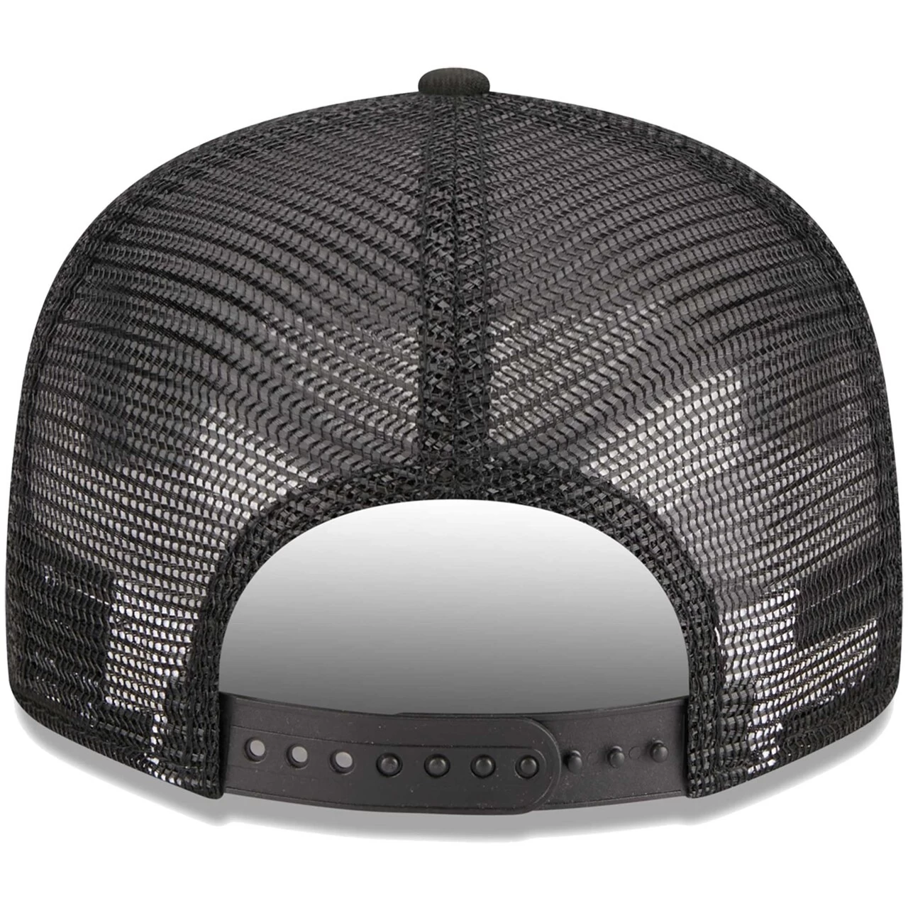 Men's Chicago White Sox New Era Black Scratch Squared Trucker 9FIFTY Snapback Hat - Image 4