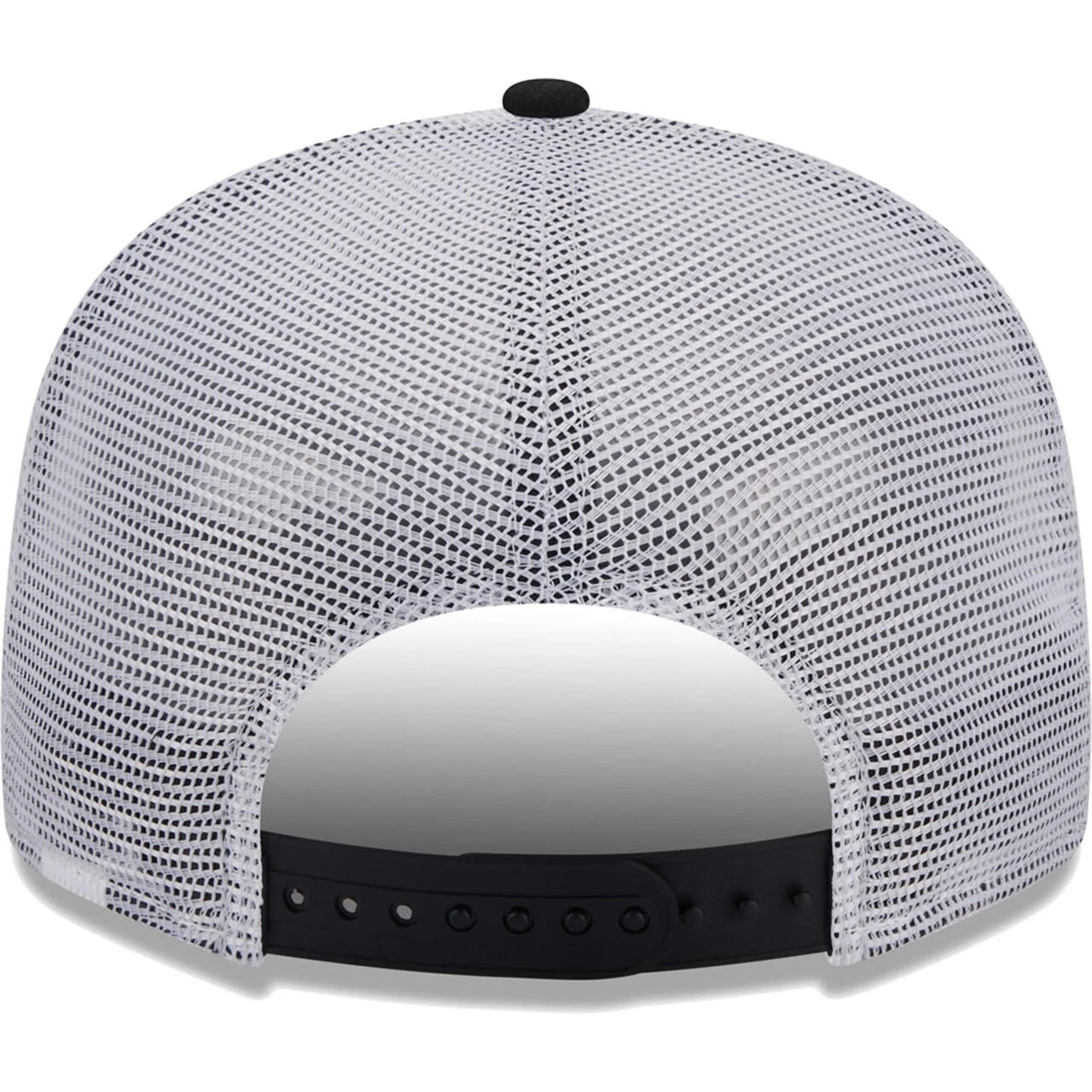 Men's Chicago White Sox New Era Black Vert Squared Trucker 9FIFTY Hat - Image 4