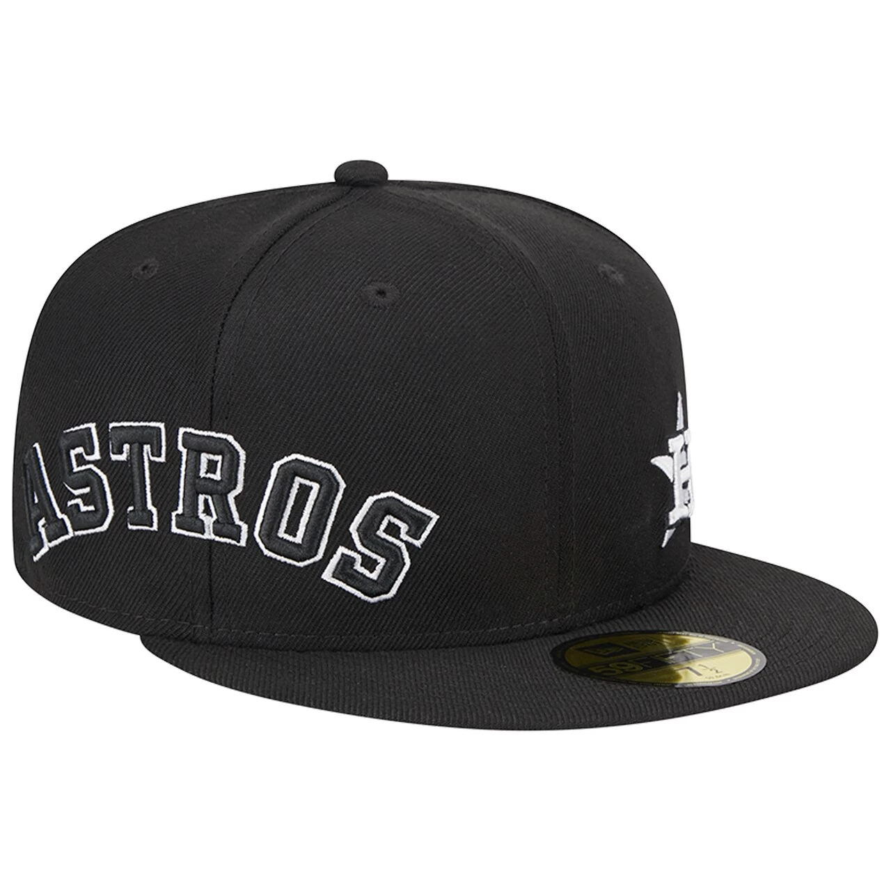 Men's Houston Astros New Era Black Jersey 59FIFTY Fitted Hat