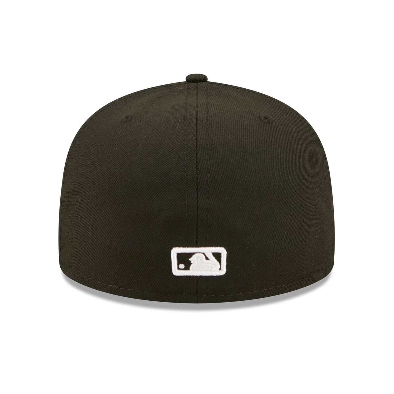 Men's Los Angeles Angels New Era Black Team Logo 59FIFTY Fitted Hat - Image 4