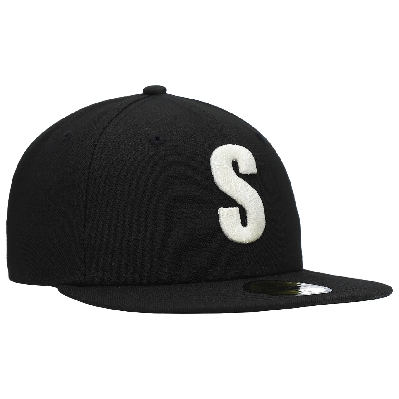 Men's Seattle Mariners New Era Black Cooperstown Collection Turn Back The Clock Steelheads 59FIFTY Fitted Hat - Image 3