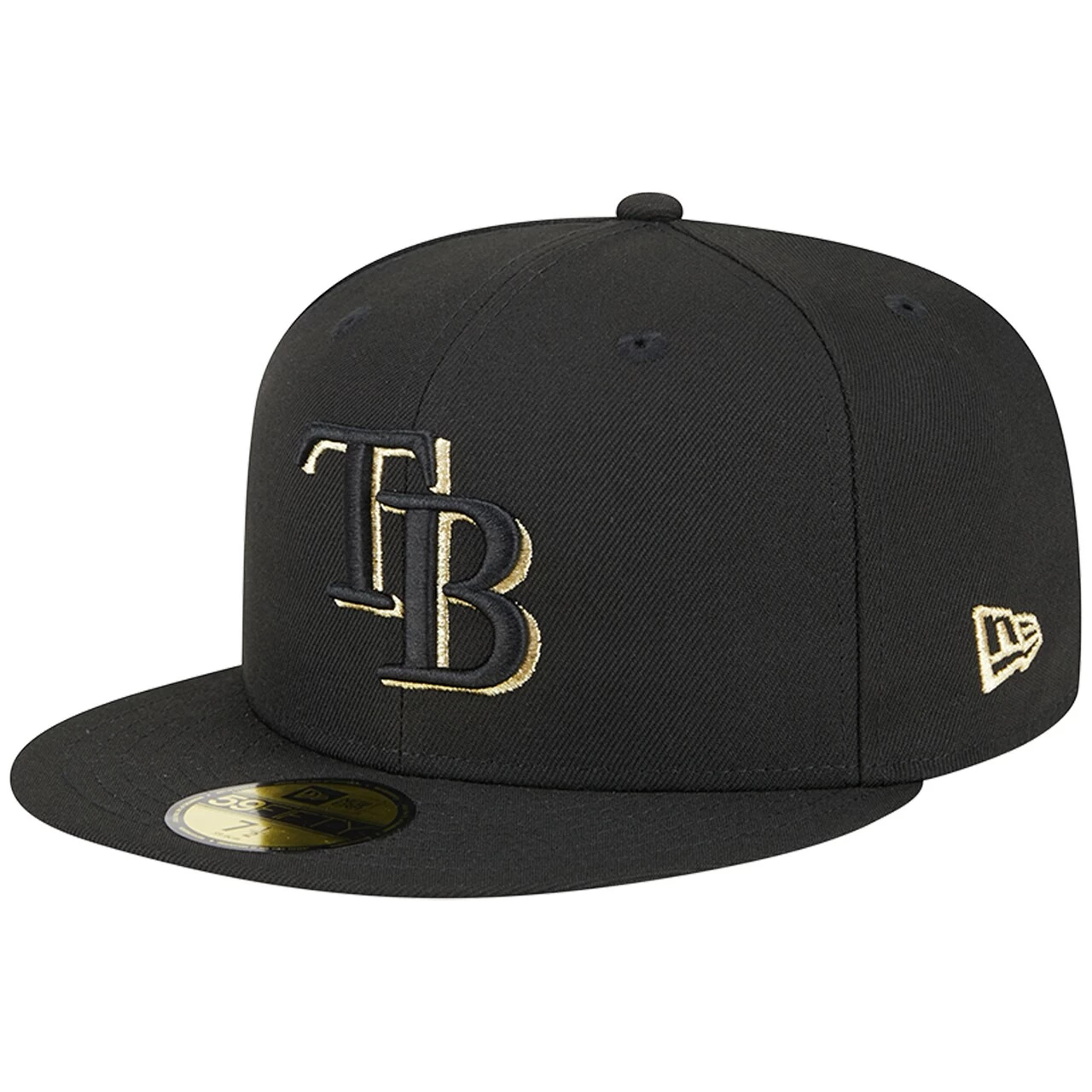 Men's Tampa Bay Rays New Era Black 2023 59FIFTY Day Fitted Hat - Image 3