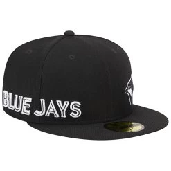 Men's Toronto Blue Jays New Era Black Jersey 59FIFTY Fitted Hat