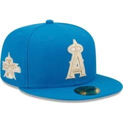 Men's Los Angeles Angels New Era Blue Stone 2010 All-Star Game Undervisor 59FIFTY Fitted Hat
