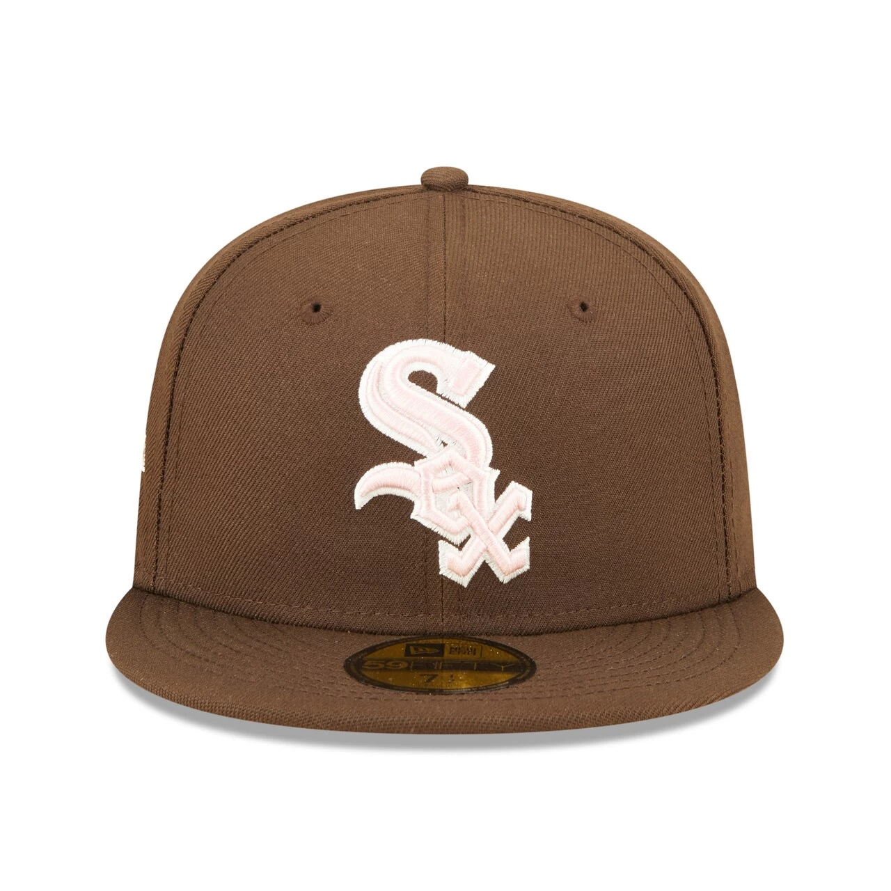 Men's Chicago White Sox New Era Brown Comiskey Park Pink Undervisor 59FIFTY Fitted Hat - Image 2
