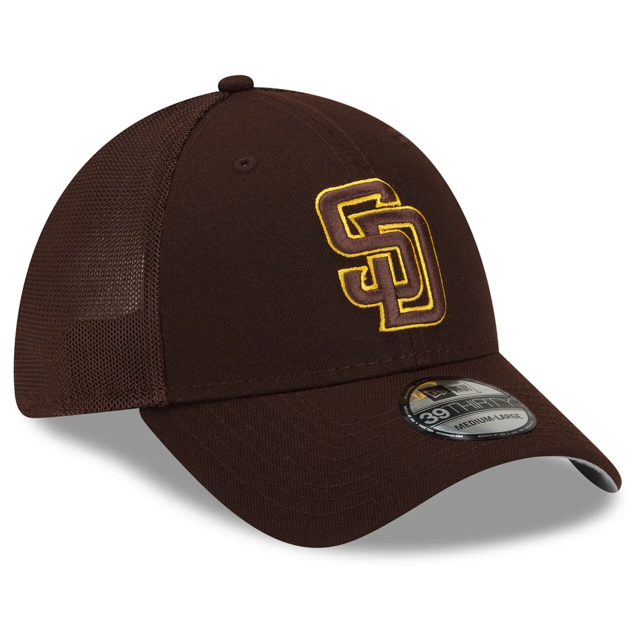 Men's San Diego Padres New Era Brown 2023 Batting Practice 39THIRTY Flex Hat - Image 3