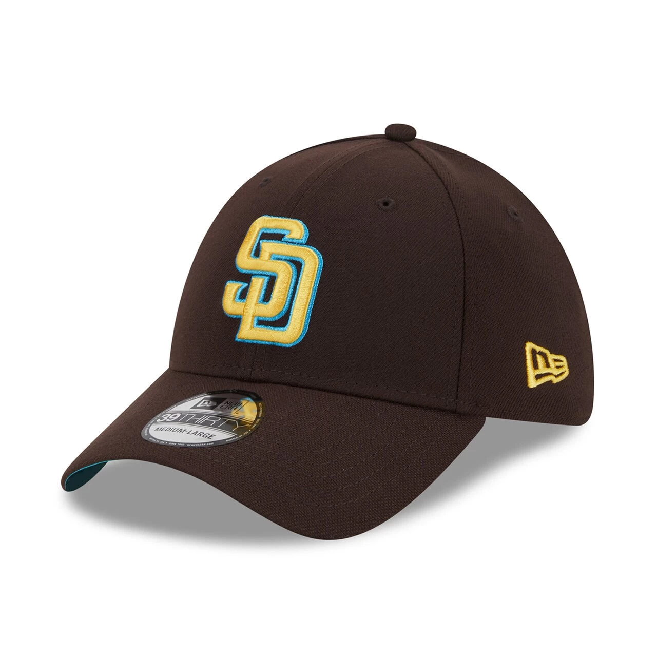 Men's San Diego Padres New Era Brown 2023 MLB Father's Day 39THIRTY Flex Hat - Image 3