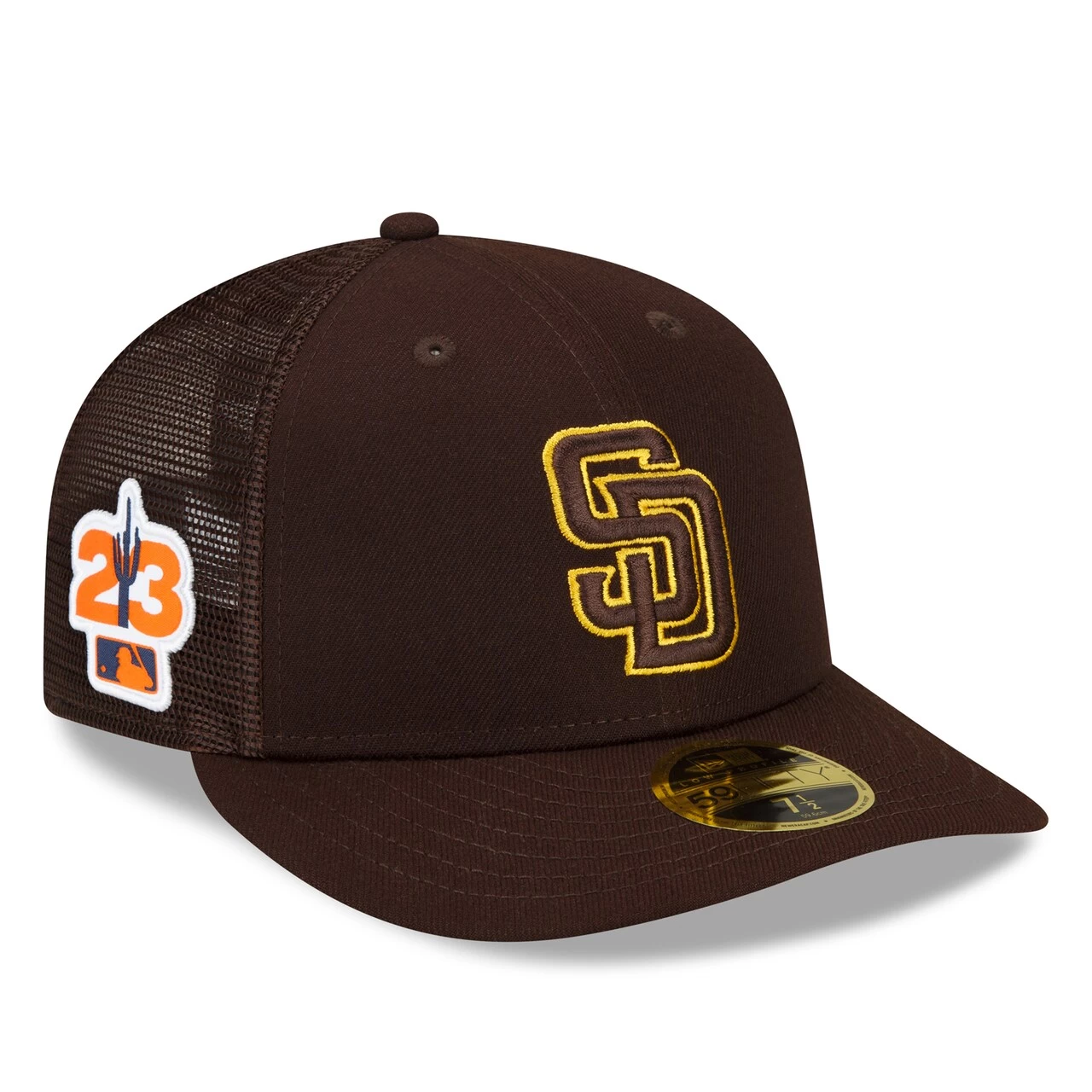Men's San Diego Padres New Era Brown 2023 Spring Training Low Profile 59FIFTY Fitted Hat