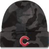 Men's Chicago Cubs New Era Camo Cuffed Knit Hat
