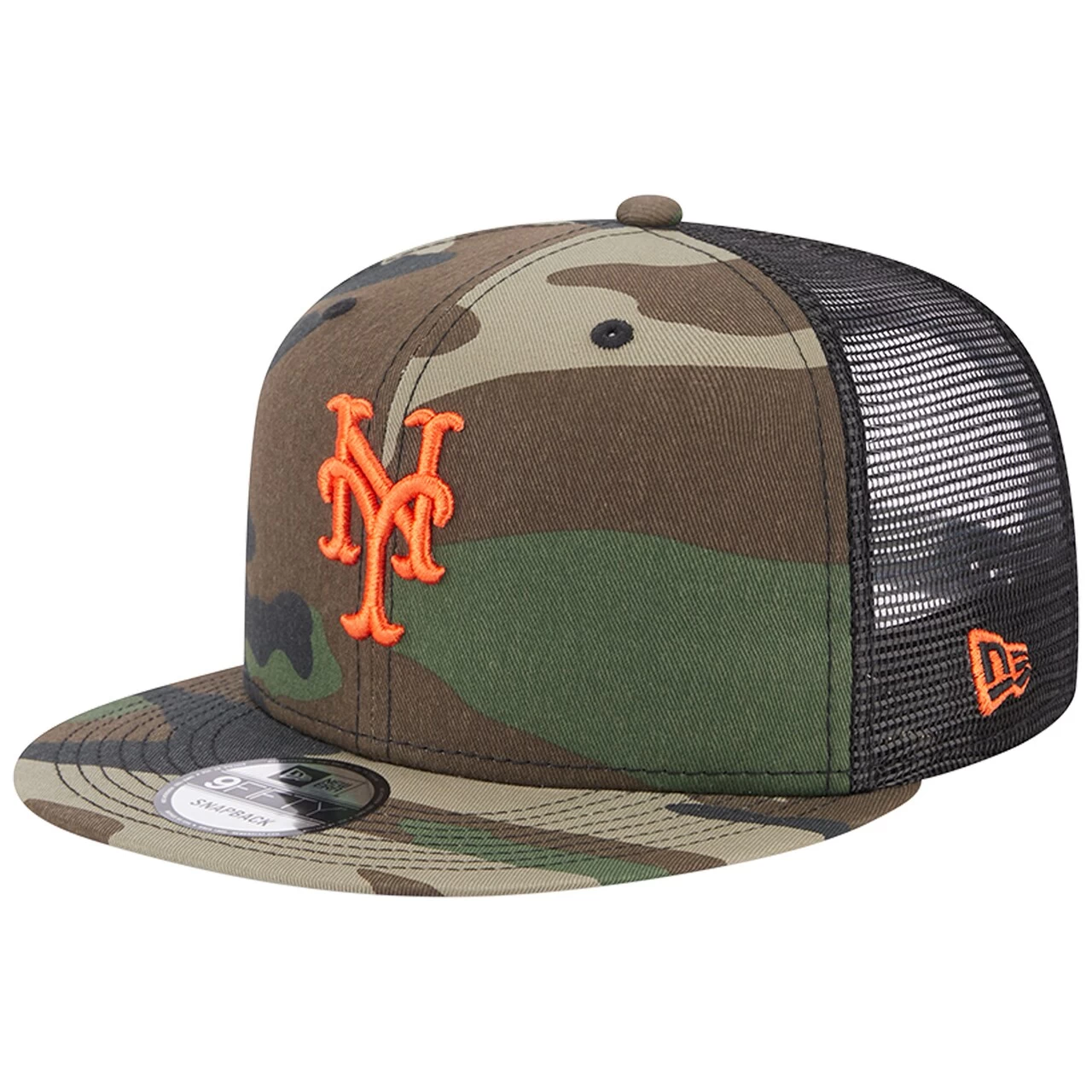 Men's New York Mets New Era Camo Trucker 9FIFTY Snapback Hat