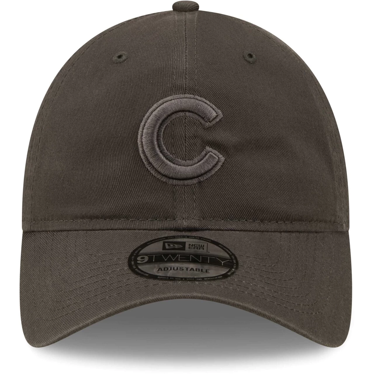 Men's Chicago Cubs New Era Charcoal Steel Cloud Tonal Core Classic 9TWENTY Adjustable Hat - Image 2