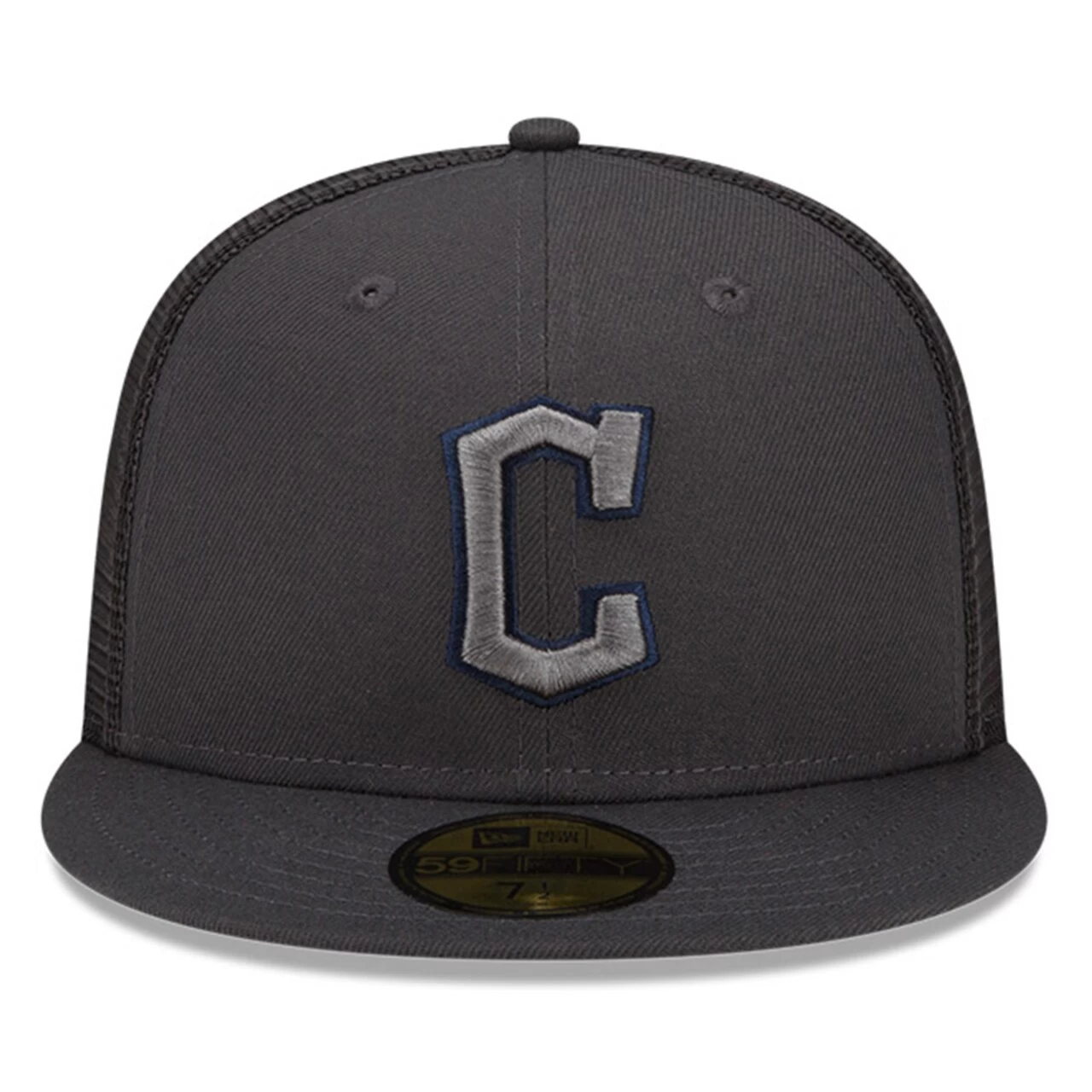 Men's Cleveland Guardians New Era Graphite 2022 Batting Practice 59FIFTY Fitted Hat - Image 2