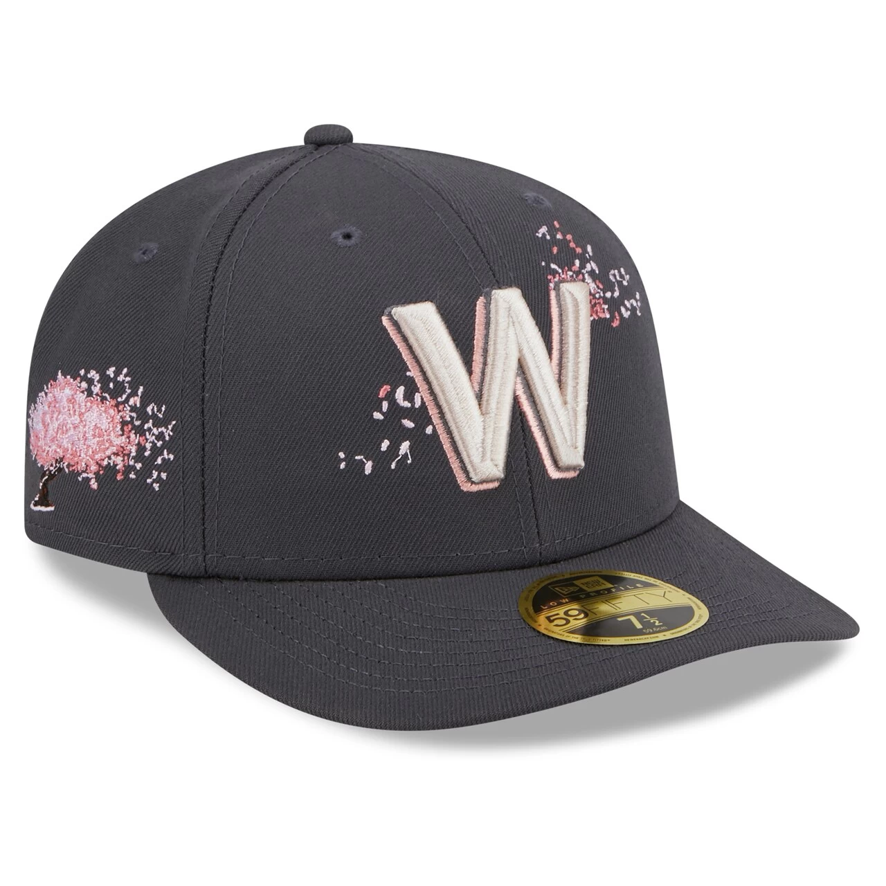 Men's Washington Nationals New Era Graphite 2022 City Connect Low Profile 59FIFTY Fitted Hat