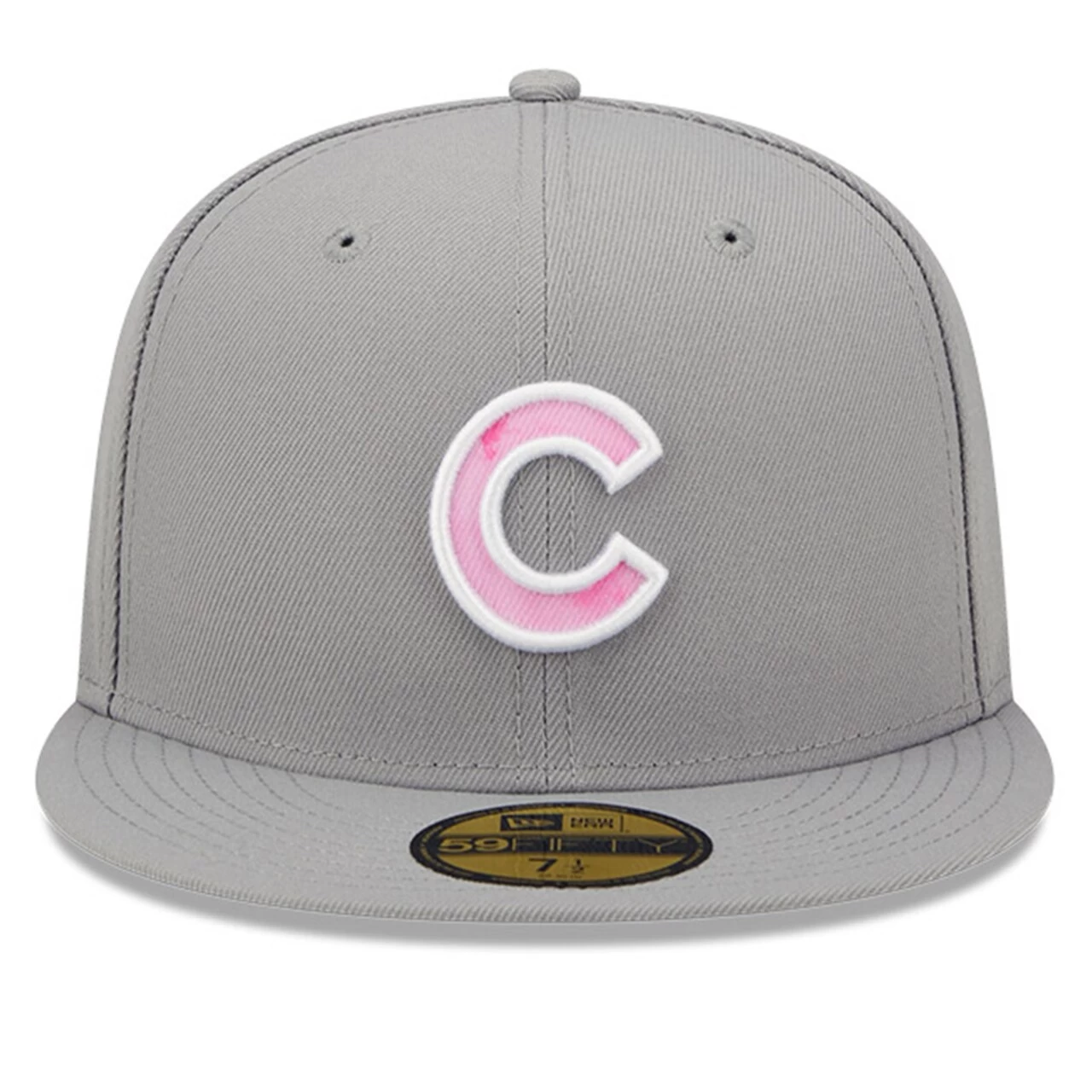Men's Chicago Cubs New Era Gray 2022 Mother's Day On-Field 59FIFTY Fitted Hat - Image 2