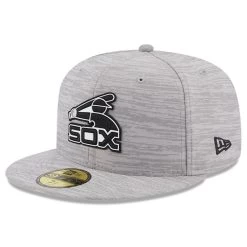 Men's Chicago White Sox New Era Gray 2023 Clubhouse 59FIFTY Fitted Hat